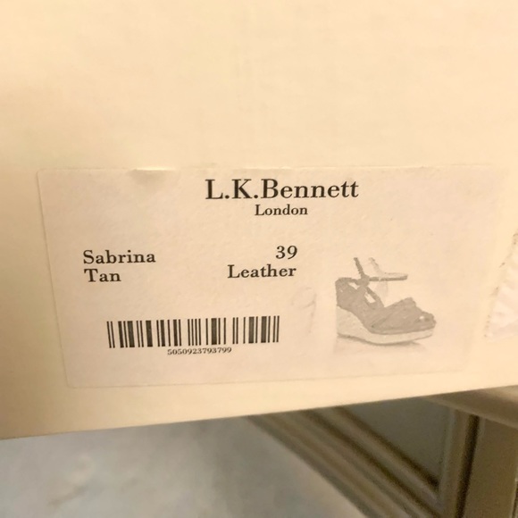 ❌❌❌SOLD❌❌❌ L.K.Bennett Leather Espadrilles SZ 9 🔥🔥🔥 - Picture 11 of 16